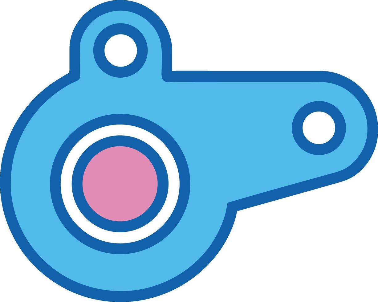 Simple Whistle Icon Sport Signal Illustration vector