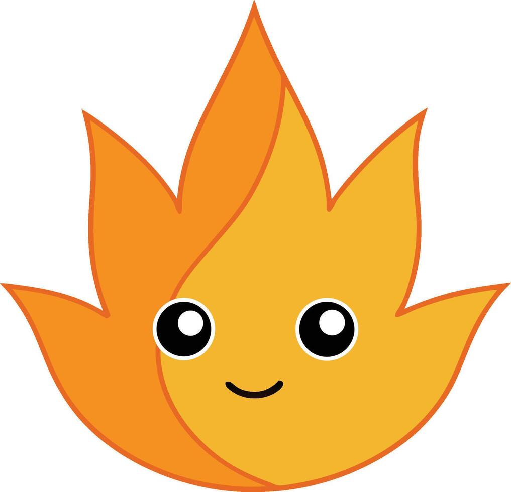 Energetic Flame Burst Fire Explosion Illustration vector