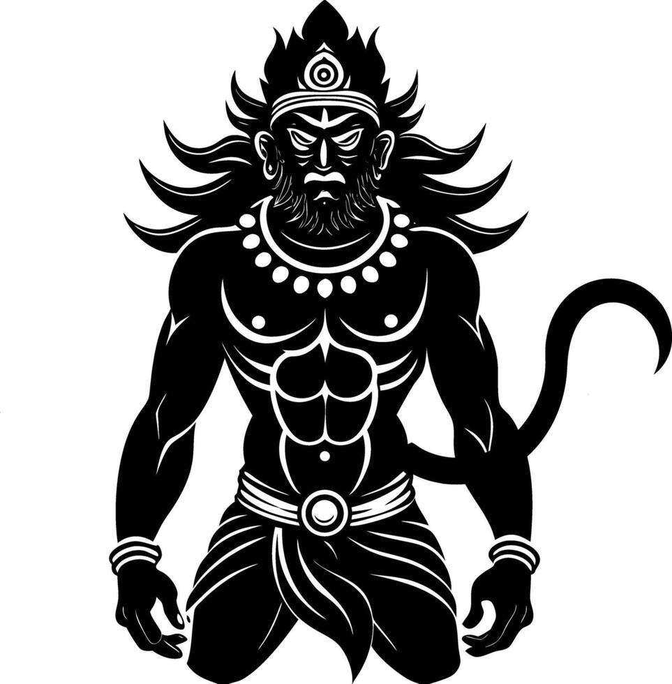 Hanuman - The Monkey God vector
