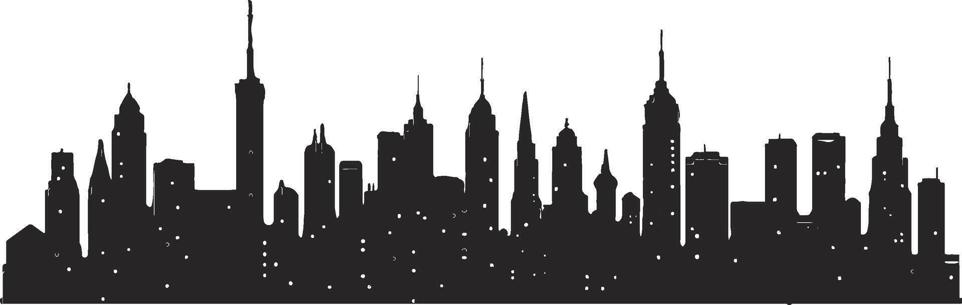 City Skyline Silhouette vector