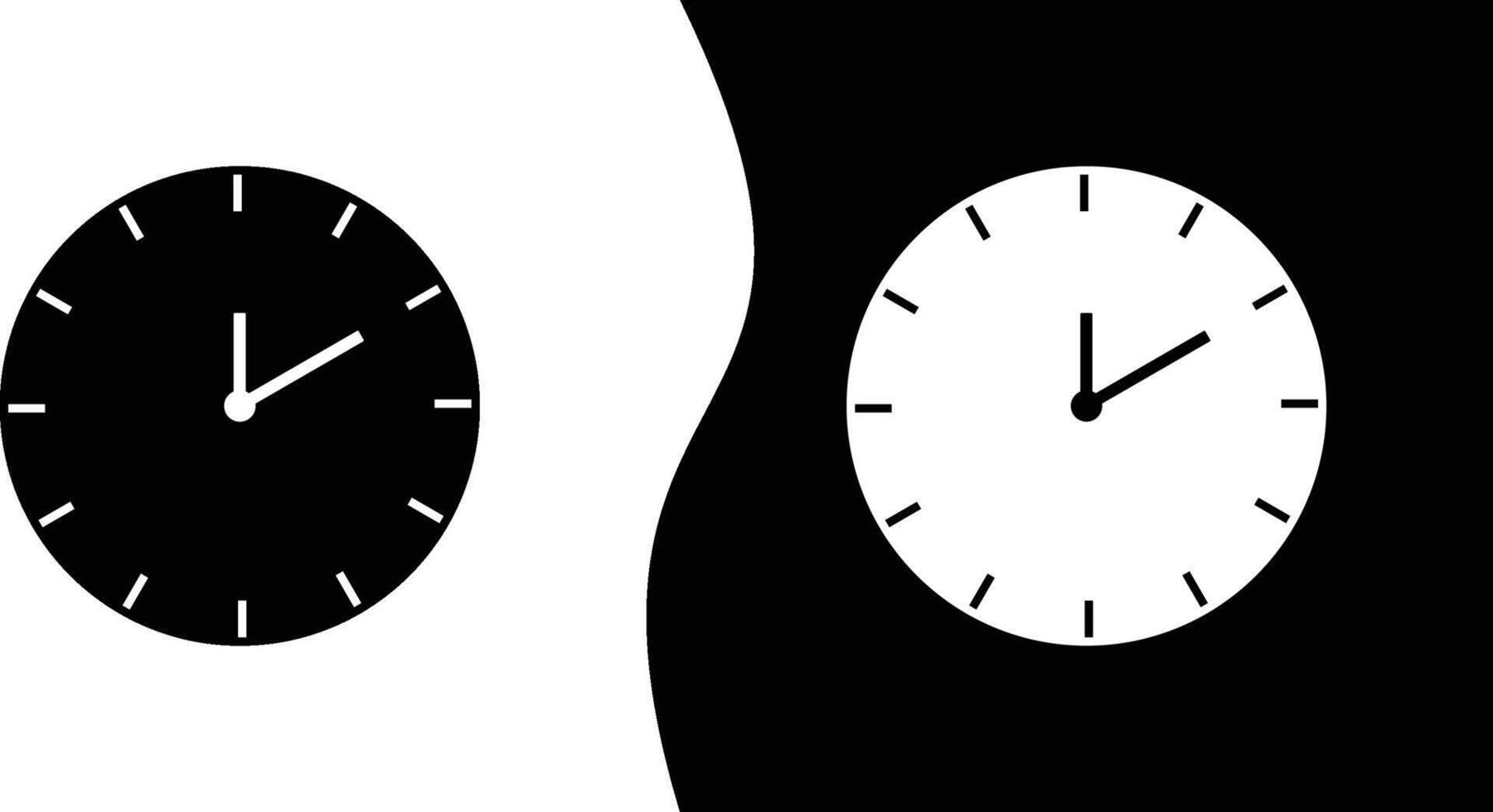Clock icon isolated on white background. Time icon Clock icon vector
