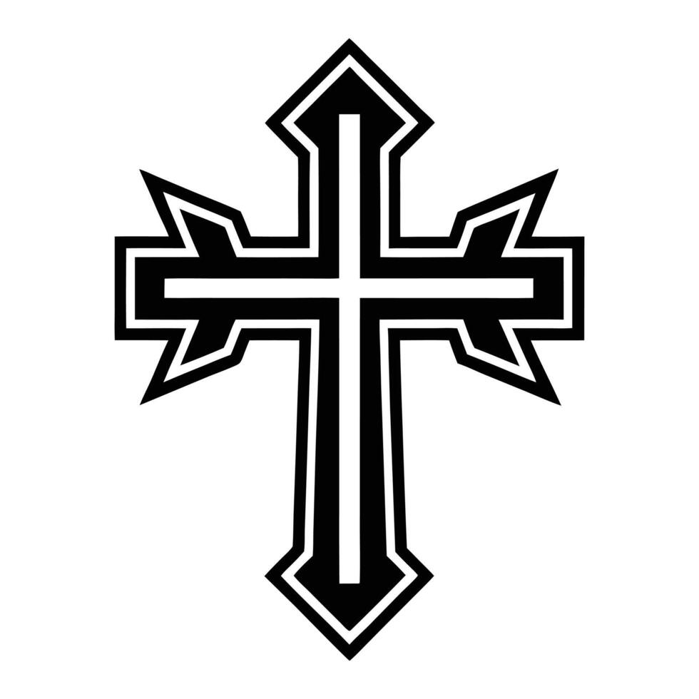cross icon illustration vector