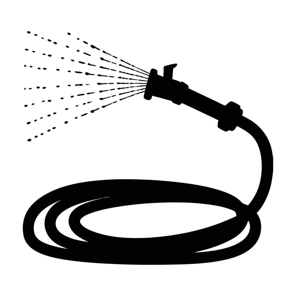 water hose icon illustration vector