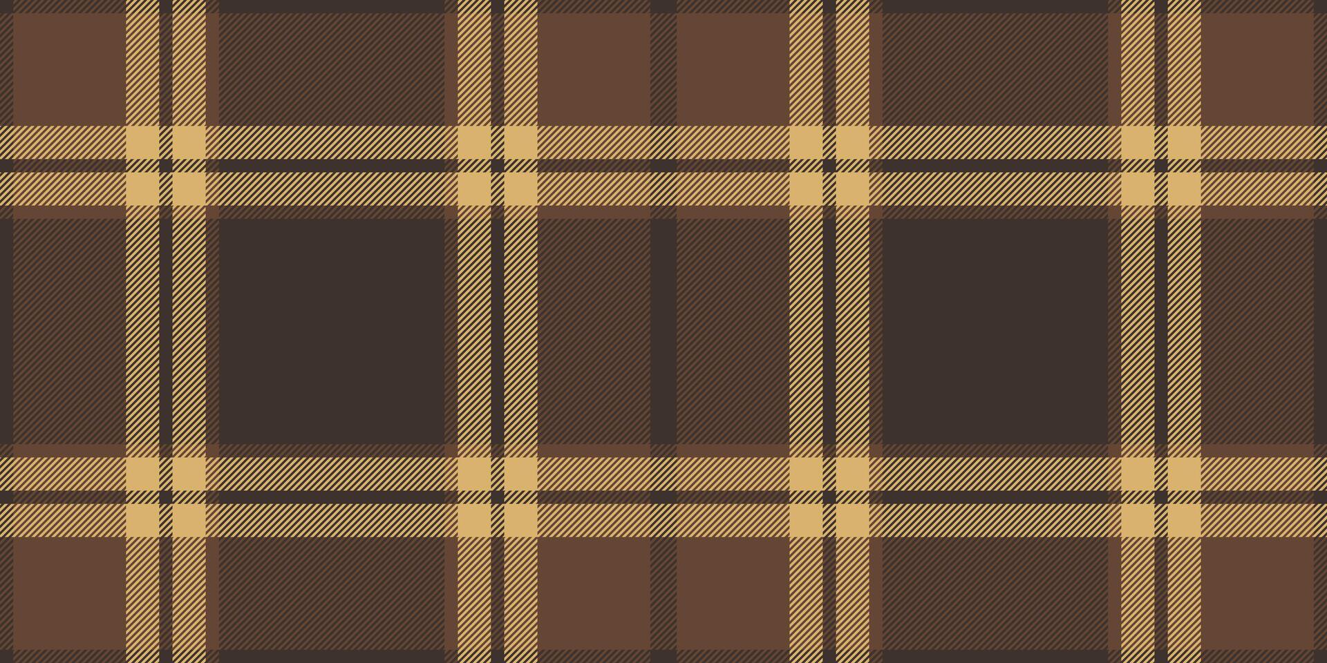 Warm earthy tones in a classic plaid pattern. Perfect for autumnal designs, textile projects, or adding a touch of rustic charm to your visuals. vector