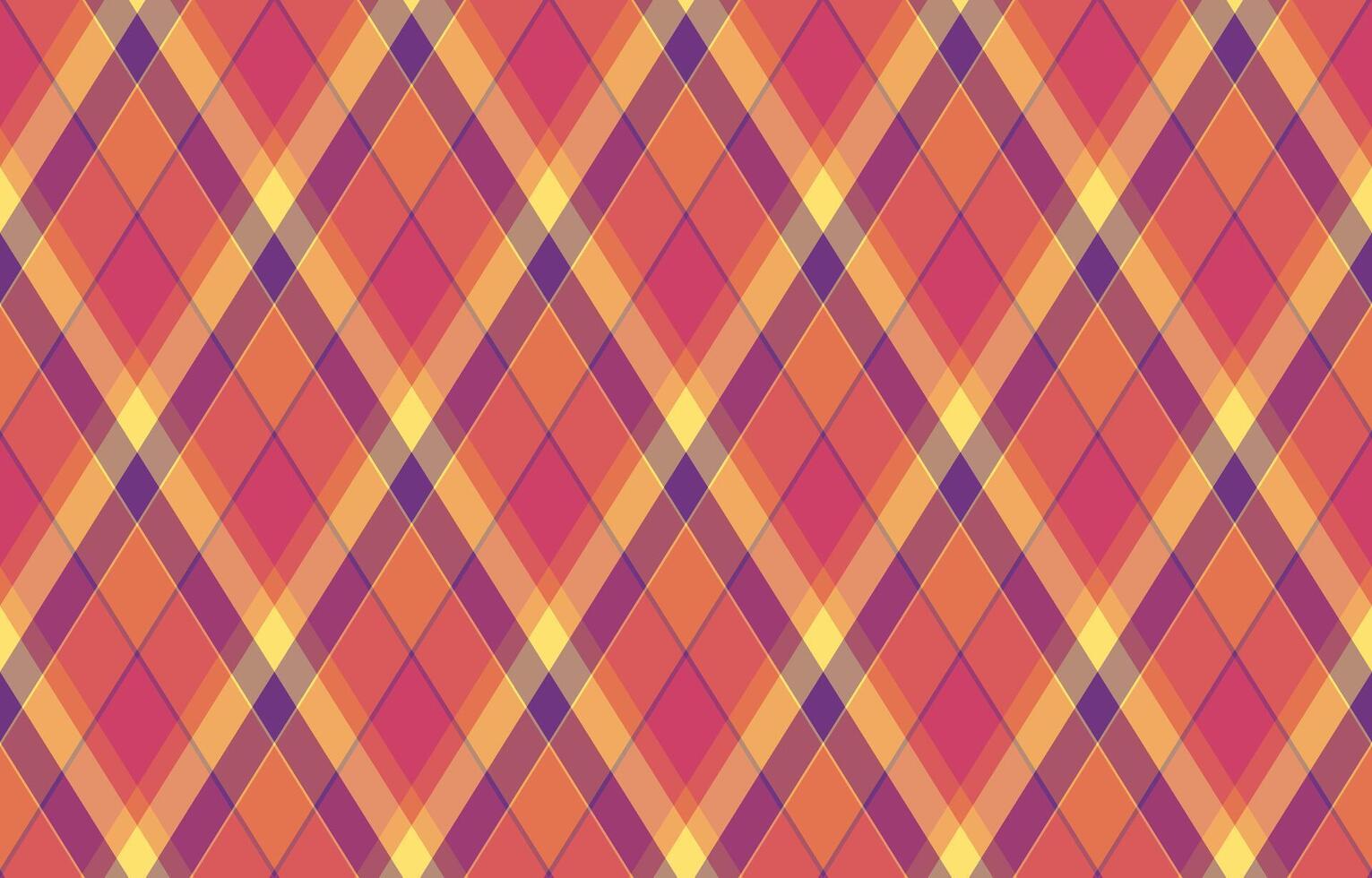 Vibrant diagonal plaid pattern in warm autumnal tones. Perfect for textile design, website backgrounds, or any project needing a textured, geometric feel. vector