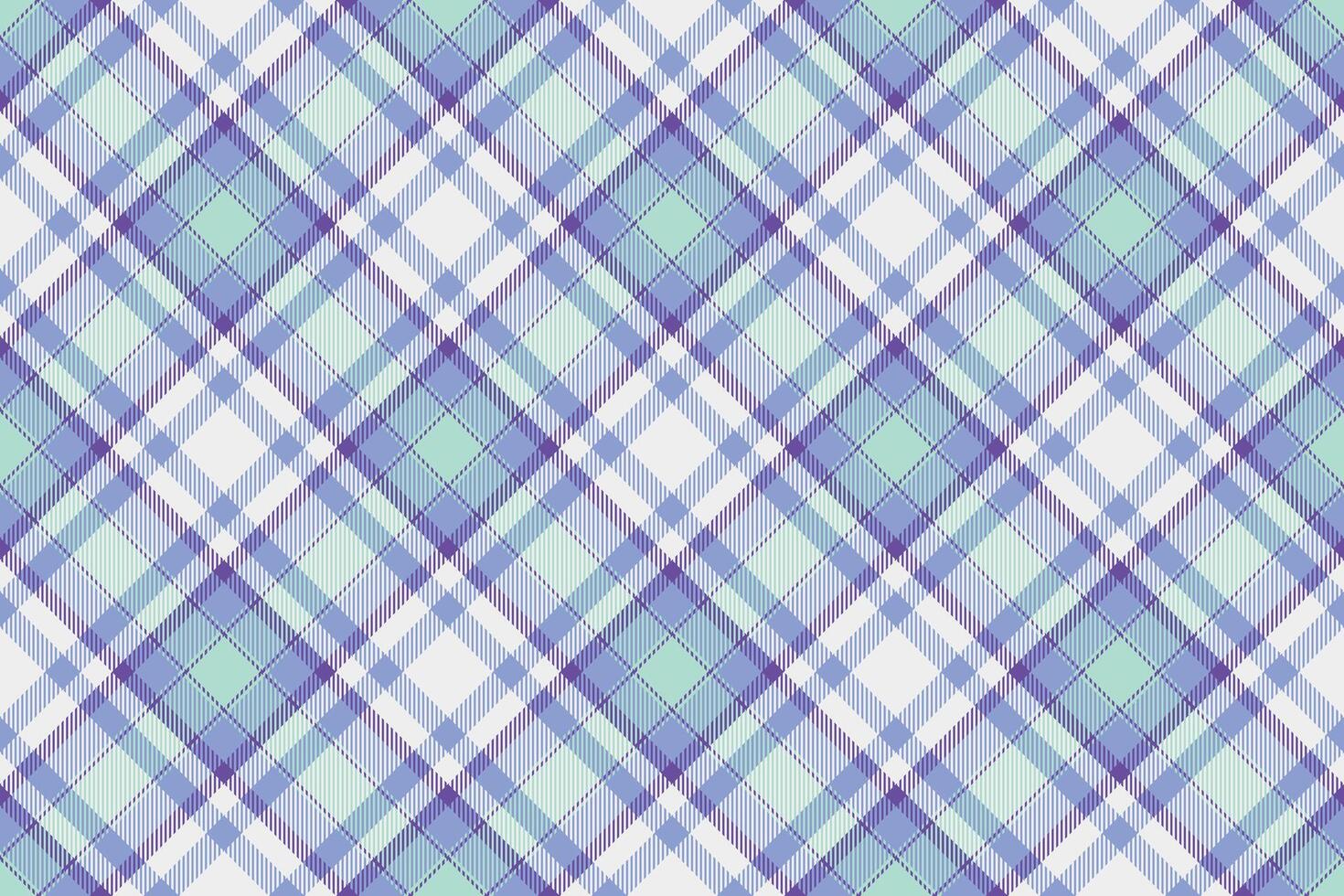 Pastel blue and purple plaid pattern. A soft, repeating texture ideal for textile design, website backgrounds, or scrapbooking projects. Evokes feelings of serenity and calm. vector