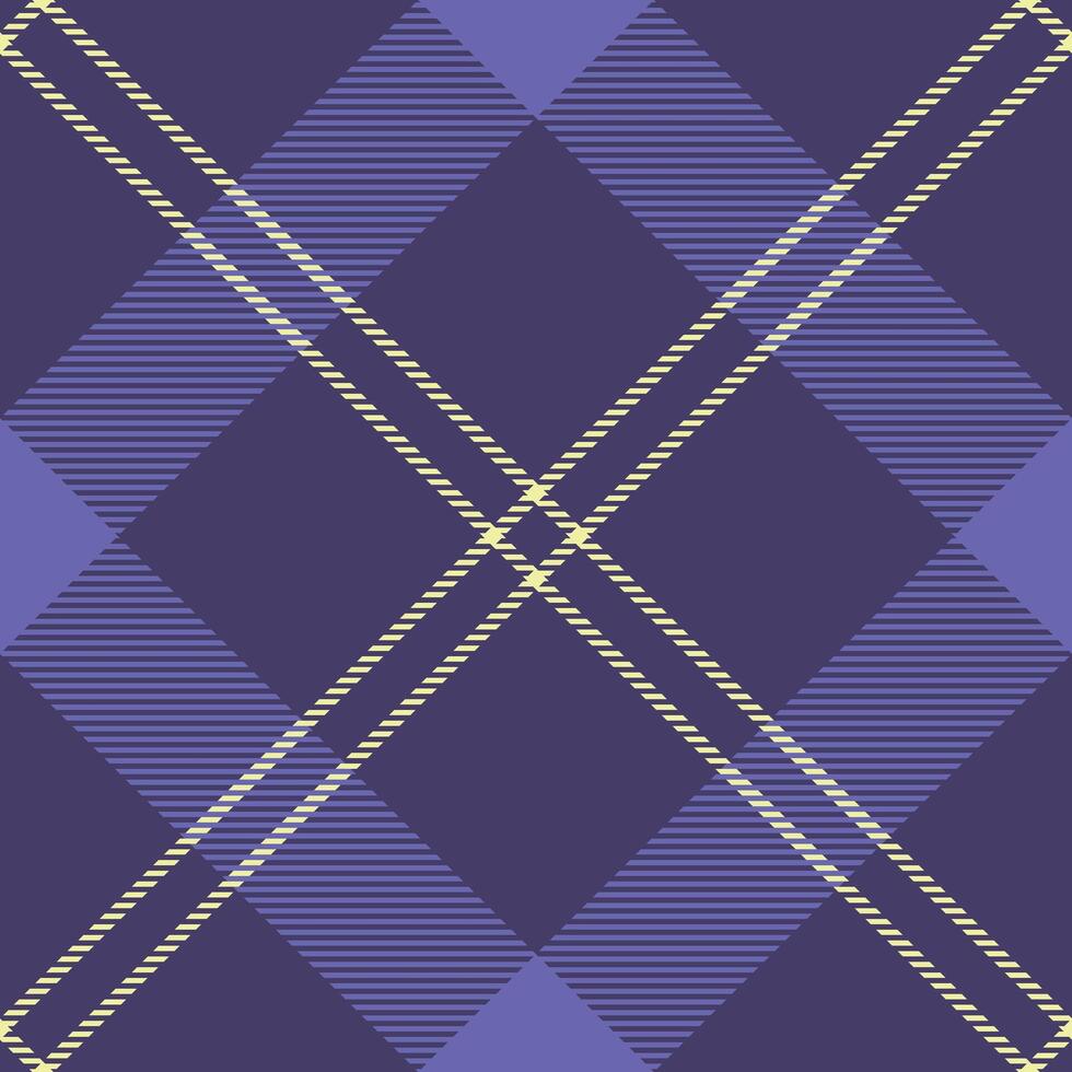 Classic plaid pattern in shades of blue and cream. Traditional textile design suitable for backgrounds, apparel, crafts, or graphic projects. vector