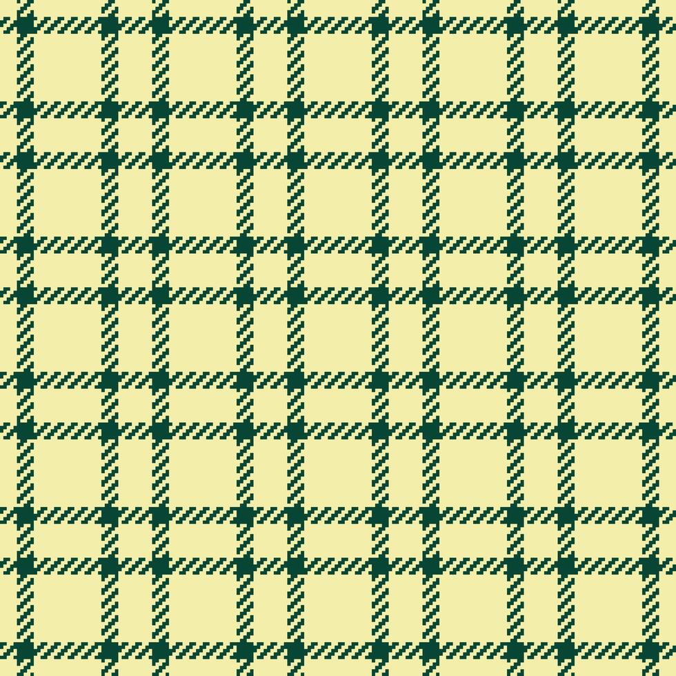 Ireland textile seamless , setting fabric pattern tartan. Decoration check plaid texture background in yellow and dark colors. vector