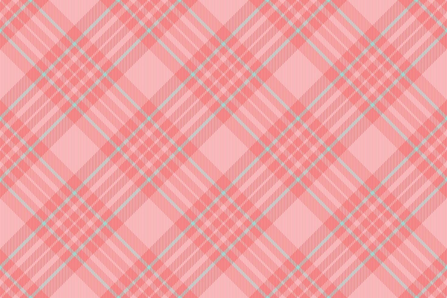 Seamless pastel pink and mint green plaid pattern. Perfect for textile design, wrapping paper, backgrounds, or any project needing a soft, elegant, and subtly textured aesthetic. vector