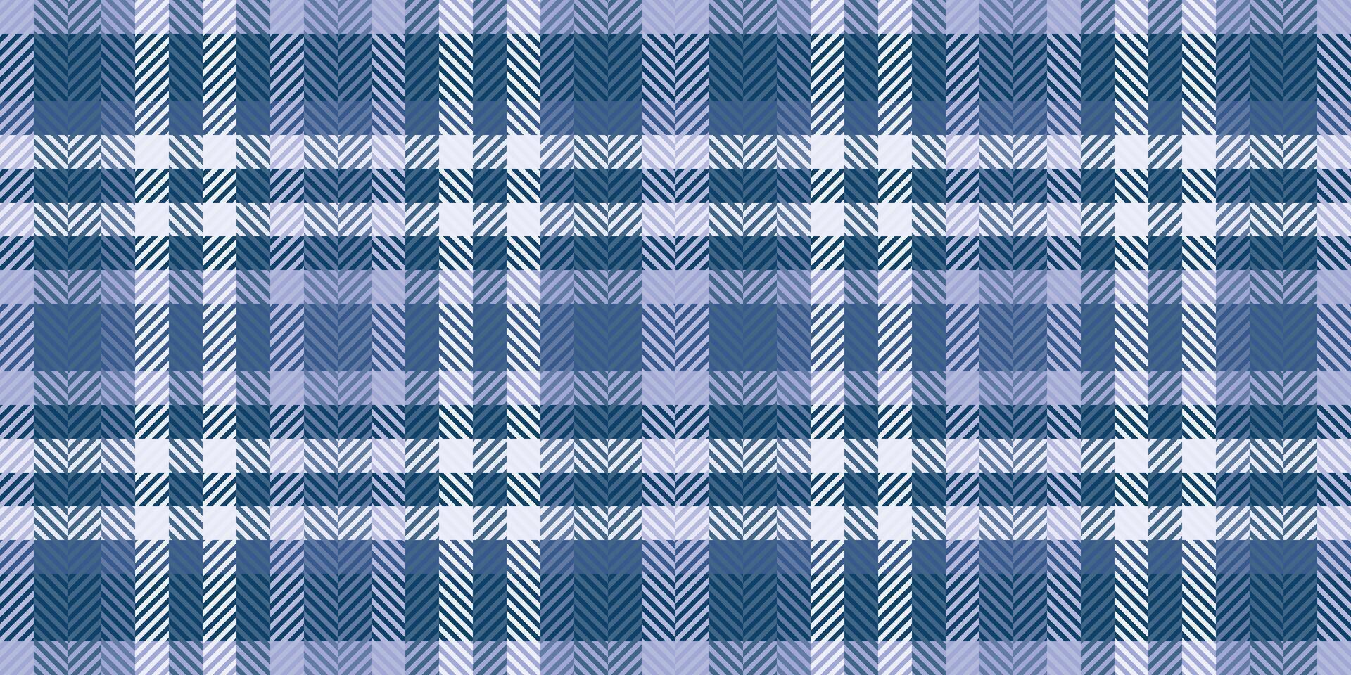 Subtle blue and white plaid pattern. Elegant herringbone weave texture, perfect for textile design, apparel, or website backgrounds. Clean, sophisticated aesthetic conveys calm and order. vector