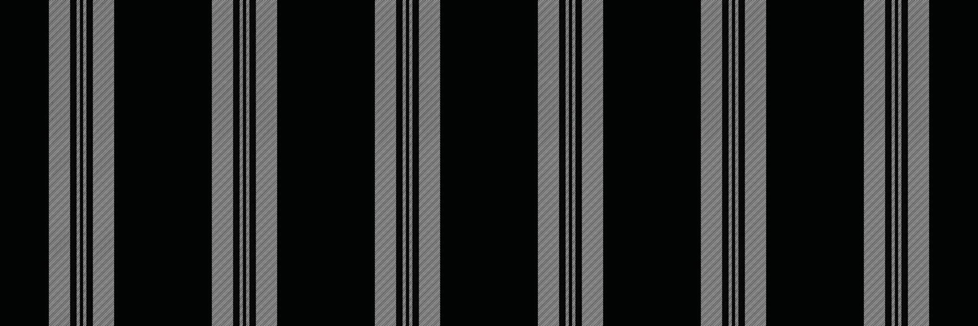 Household textile seamless background, conceptual fabric pattern. Fibrous texture stripe lines vertical in black and white colors. vector