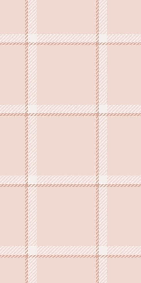 Subtle blush pink and white plaid pattern. Perfect for textile design, website backgrounds, or feminine branding. A soft, elegant texture evoking feelings of calm and serenity. vector