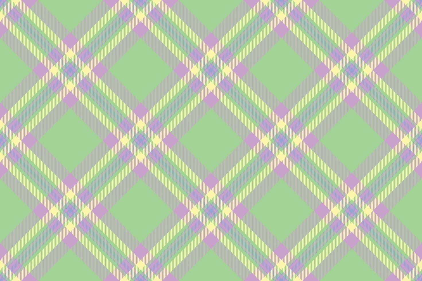 Pastel plaid pattern, light, airy, and colorful. Great for backgrounds, textiles, or design elements. Represents spring, Easter, or a cheerful, positive vibe. vector