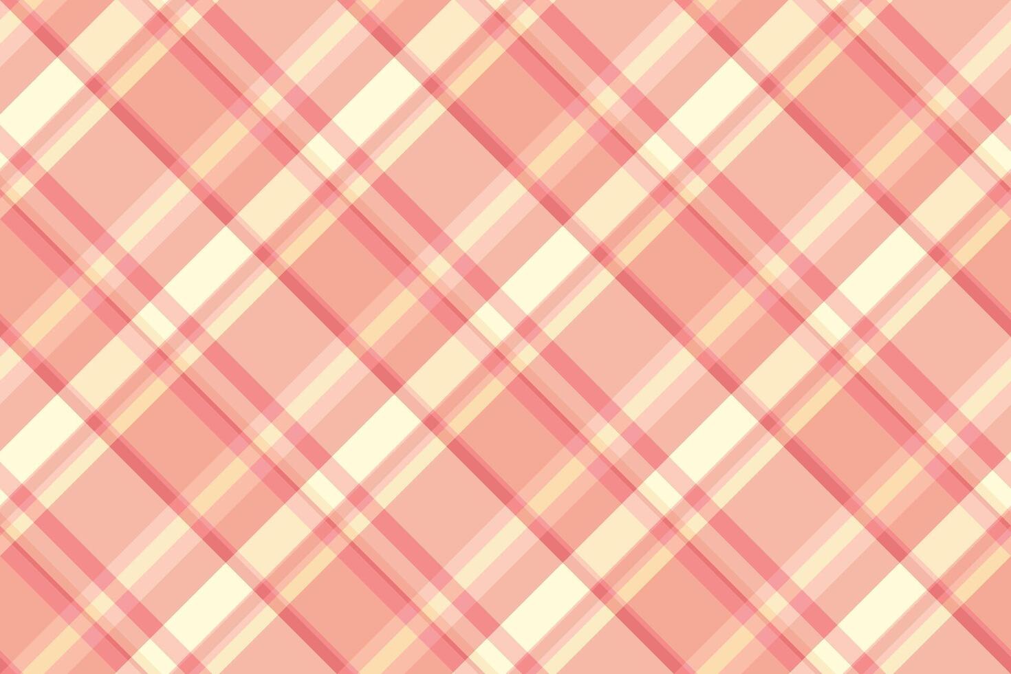 Full pattern texture seamless, neutral check fabric textile. Oriental background plaid tartan in red and light colors. vector