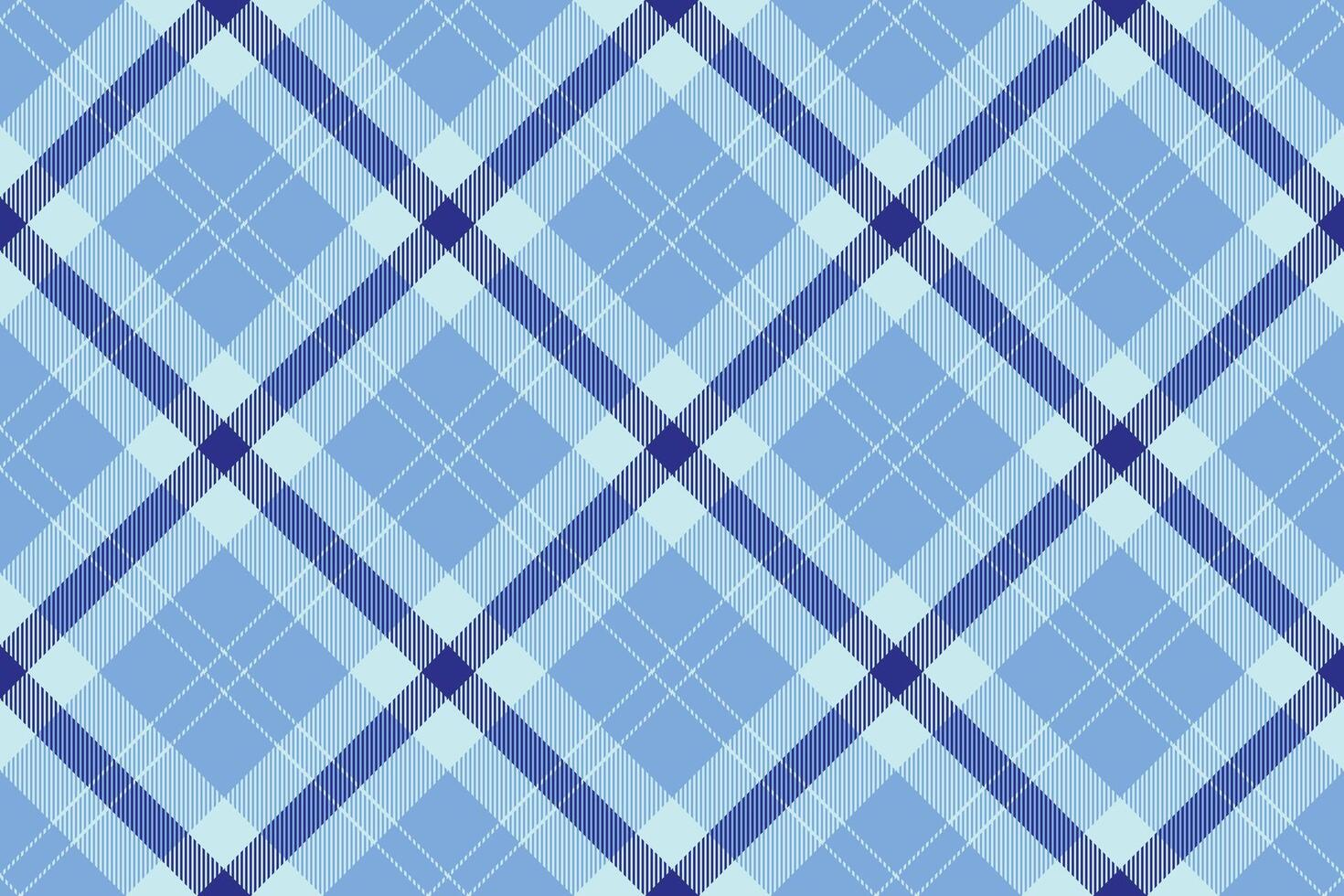 Serene blue and white plaid pattern, perfect for textile design, website backgrounds, or stationery. This calming, geometric design evokes feelings of tranquility and order. vector