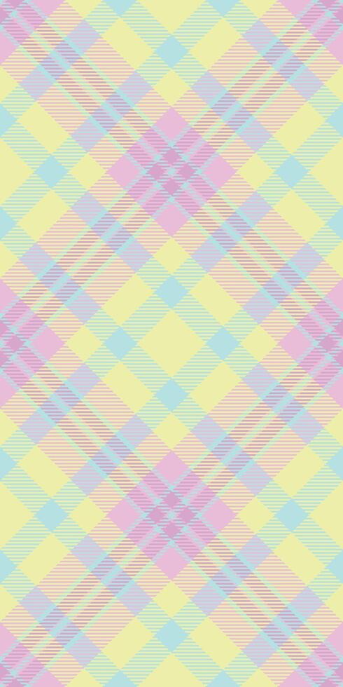 Vichy seamless check texture, equal textile tartan plaid. Skill background pattern fabric in lime and pale turquoise colors. vector