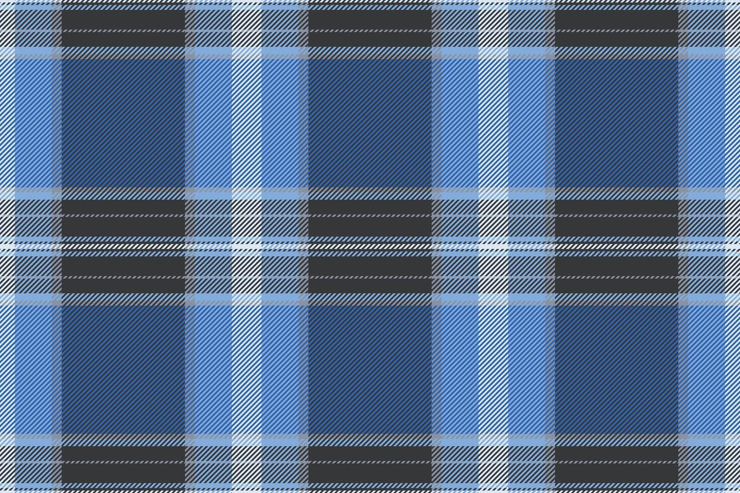 Stylish blue and gray plaid pattern. Perfect for textile design, fashion, home decor, and website backgrounds. vector