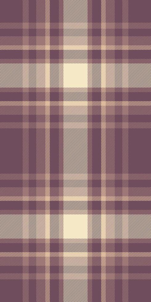 Elegant neutral plaid pattern in soft browns and creams. Perfect for textile design, fashion, website backgrounds, or stationery. Subtle texture adds visual interest and warmth. vector