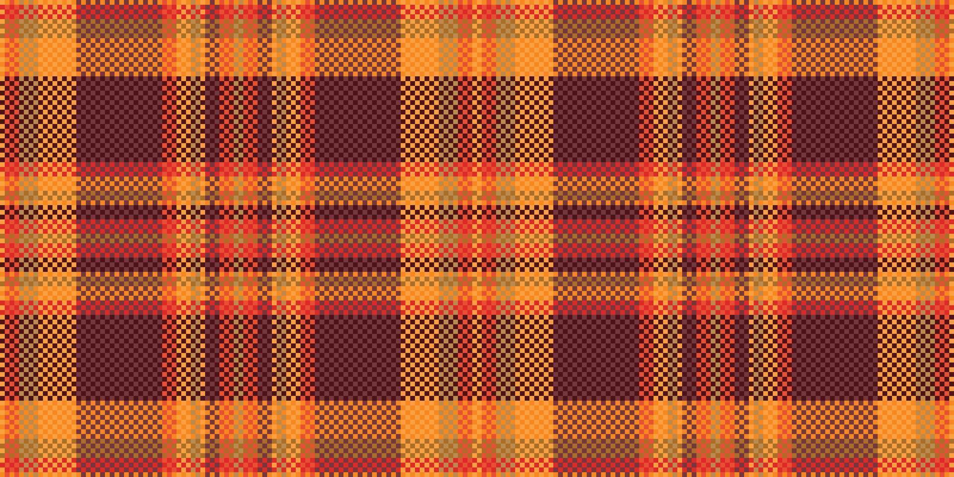 Warm autumnal plaid pattern. Perfect for fallthemed designs, textiles, and website backgrounds. The rich, earthy tones evoke feelings of comfort and warmth. vector