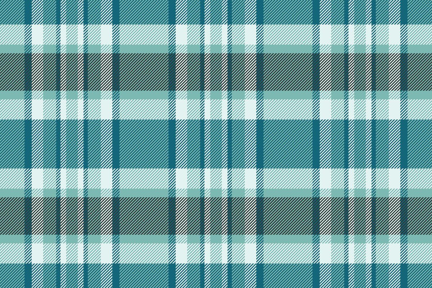 Serene teal and mint green plaid pattern. Perfect for textile design, website backgrounds, or fashion projects. This cooltoned, textured design evokes feelings of calmness and sophistication. vector