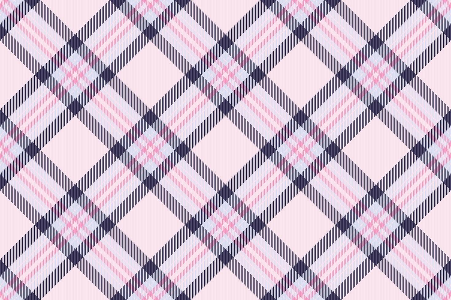 Elegant pink and blue plaid pattern, perfect for textile design, fashion, or website backgrounds. This subtle yet stylish design evokes a sense of calm and sophistication. vector