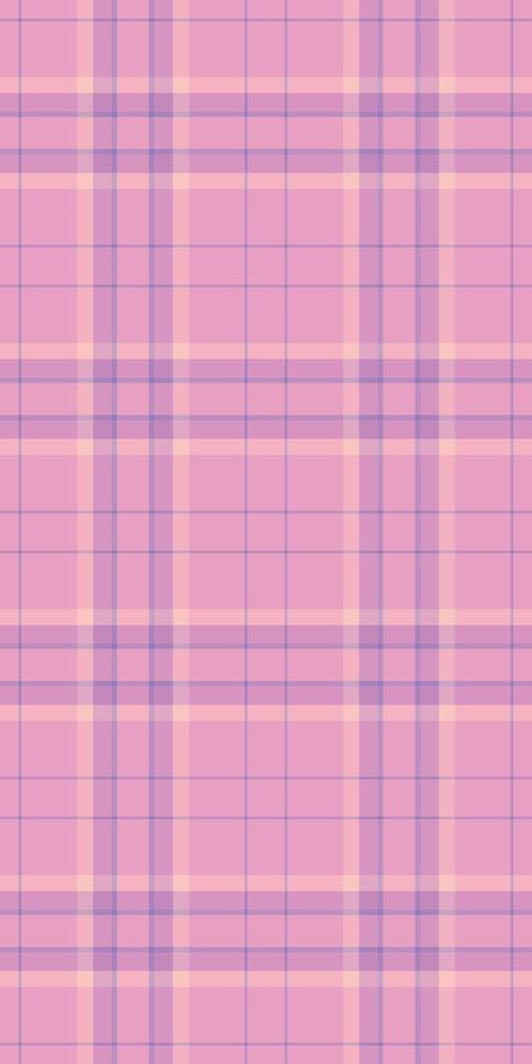 Woman tartan textile texture, brazil pattern background. Yuletide fabric plaid check seamless in pink and pastel colors. vector