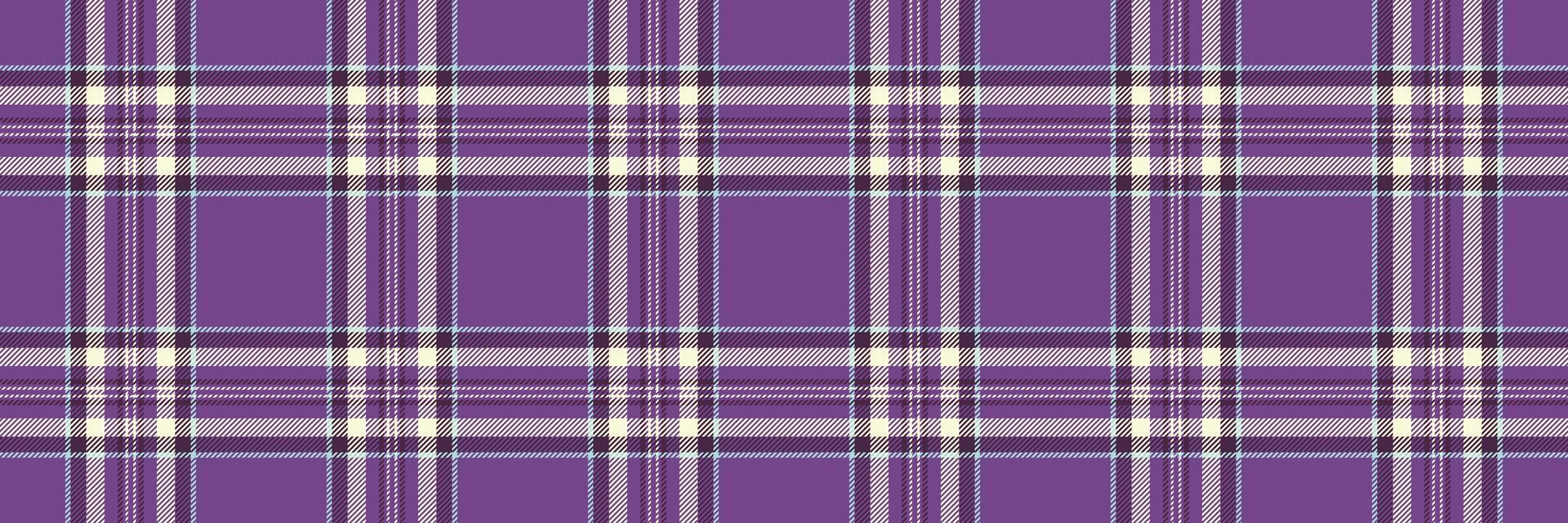 Elegant purple plaid pattern. Perfect for textile design, fashion, apparel, and website backgrounds. Subtle texture and calming color palette evoke a sense of sophistication and tranquility. vector