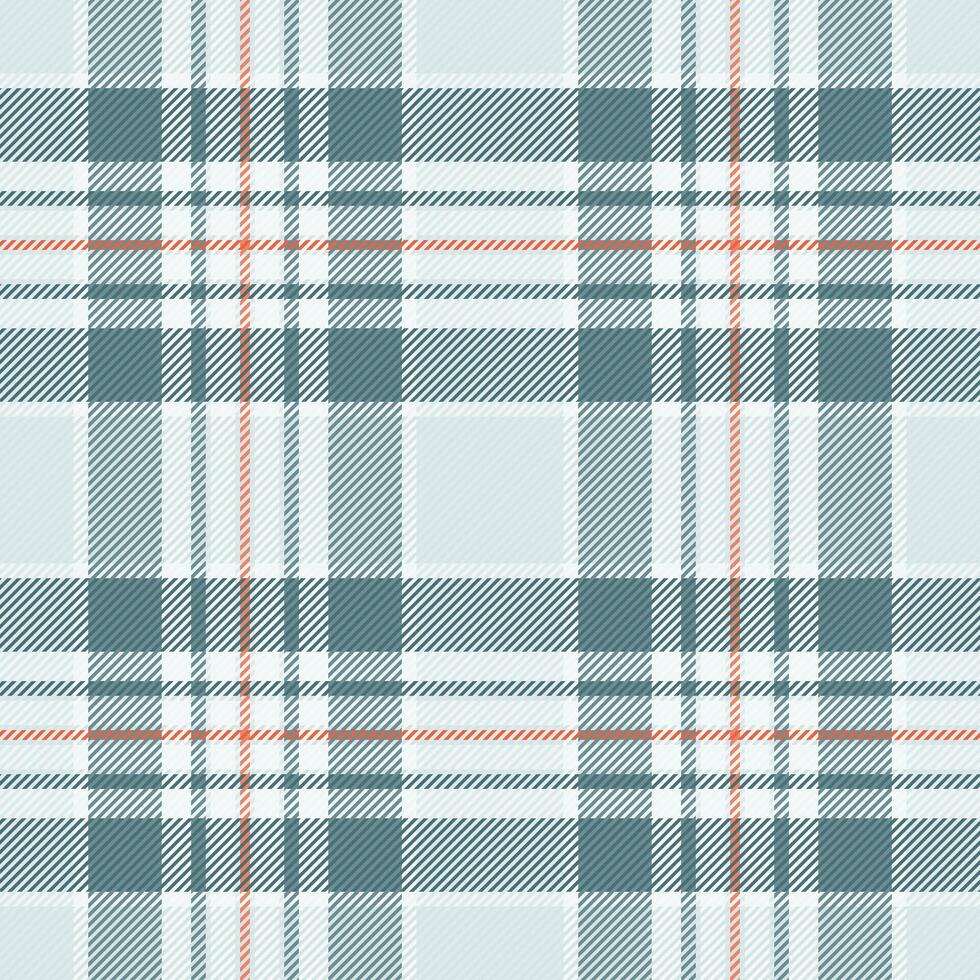 Elegant teal and white plaid pattern. Perfect for textile design, fashion, home decor, or website backgrounds. Subtle color palette evokes tranquility and sophistication. vector