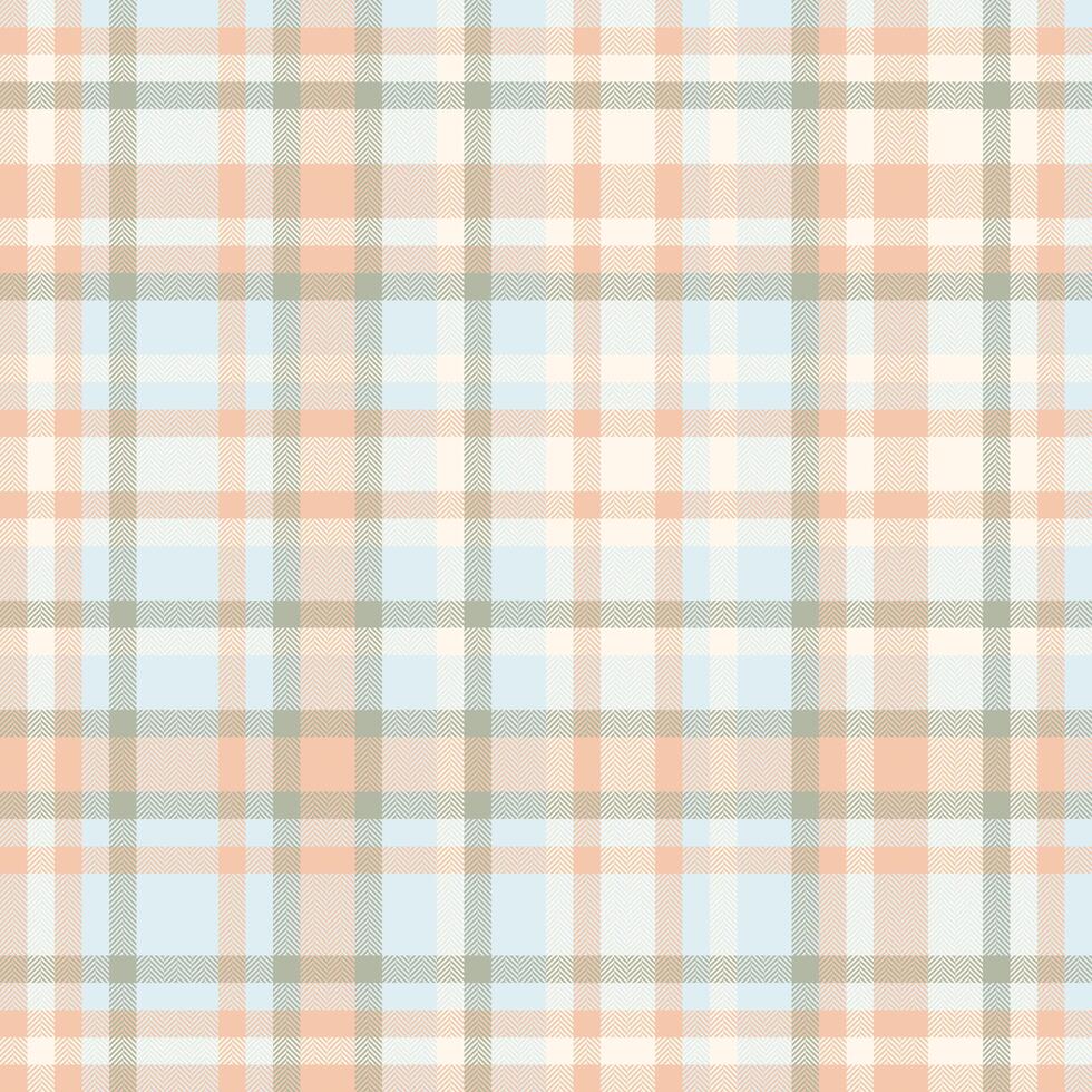Subtle pastel plaid pattern. Perfect for backgrounds, textiles, or website designs. The soft colors evoke feelings of calm and serenity. Ideal for projects needing a gentle, understated aesthetic. vector