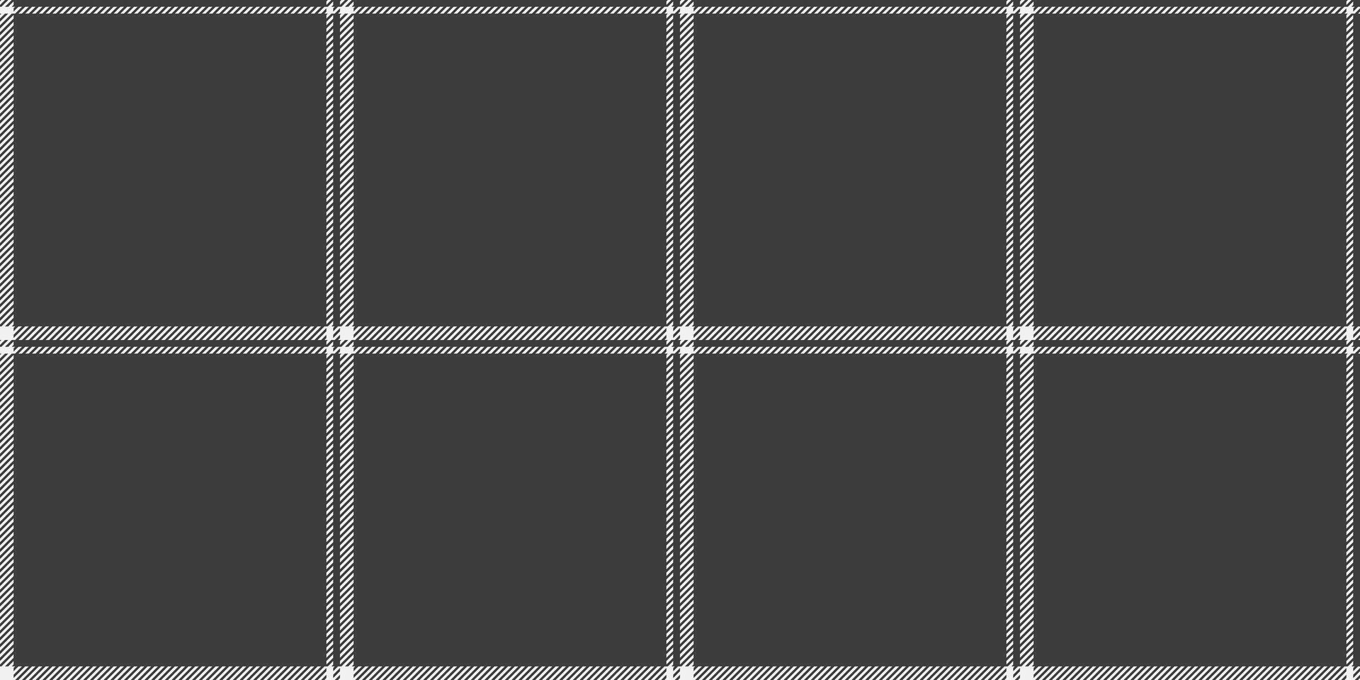 Elegant grayscale plaid pattern. Subtle texture and clean lines offer versatility for web design, textile prints, or branding. Modern, minimalist aesthetic. vector