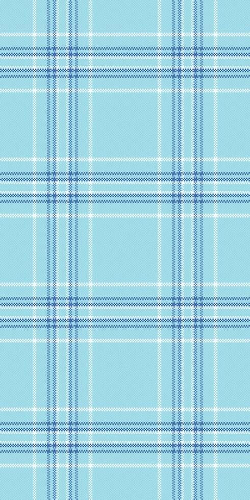 Seamless pastel blue plaid pattern. Ideal for textile design, website backgrounds, or stationery. Subtle texture adds visual interest, perfect for creating a calming and fresh aesthetic. vector