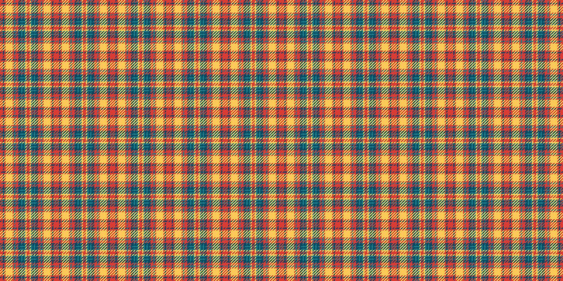 Vibrant autumnal plaid pattern. Perfect for textile designs, website backgrounds, or seasonal branding. vector