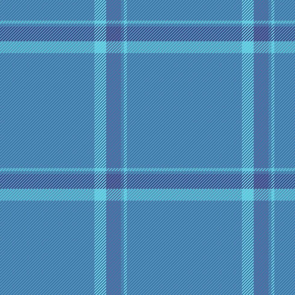 Serene teal and purple plaid pattern. Perfect for textile design, website backgrounds, or fashion projects. Subtle yet stylish, this image evokes feelings of calm and sophistication. vector