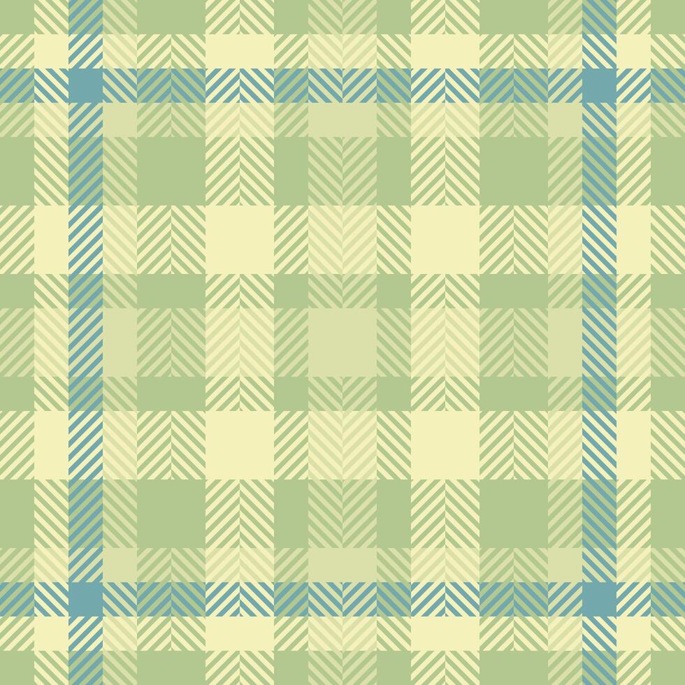 Subtle pastel green and beige plaid pattern. Elegant herringbone texture creates a sophisticated, calming design perfect for apparel, stationery, or website backgrounds. vector