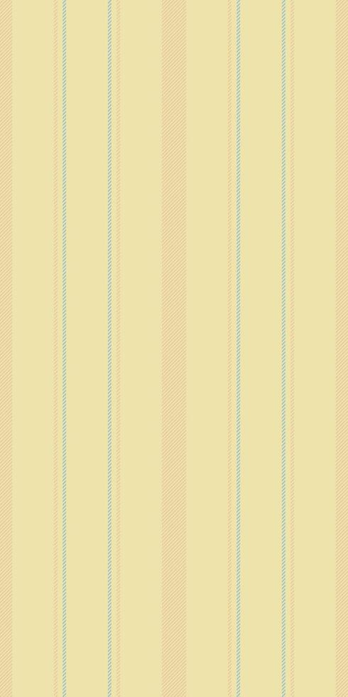Rotton background pattern, decorating lines seamless textile. Secember fabric texture vertical stripe in pale goldenrod and amber colors. vector