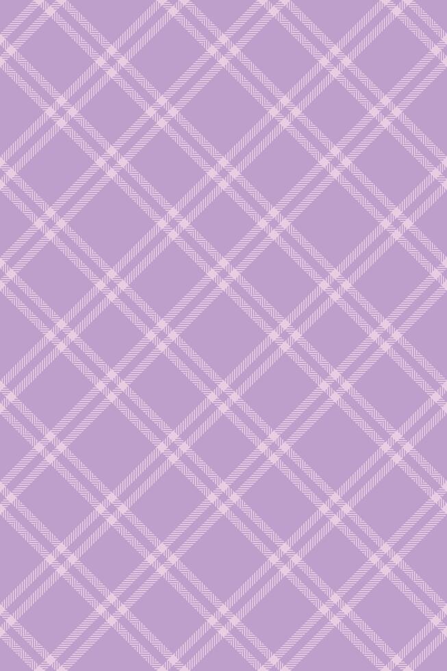 Elegant lilac and white plaid pattern. Perfect for textile design, backgrounds, or stationery. This subtle yet sophisticated design evokes feelings of calm and femininity. vector