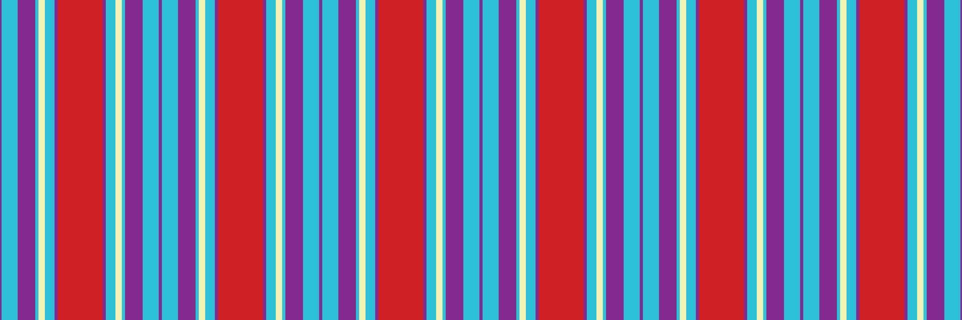 Wallpaper texture lines, place stripe background vertical. Inspiration pattern textile fabric seamless in cyan and mauveine colors. vector