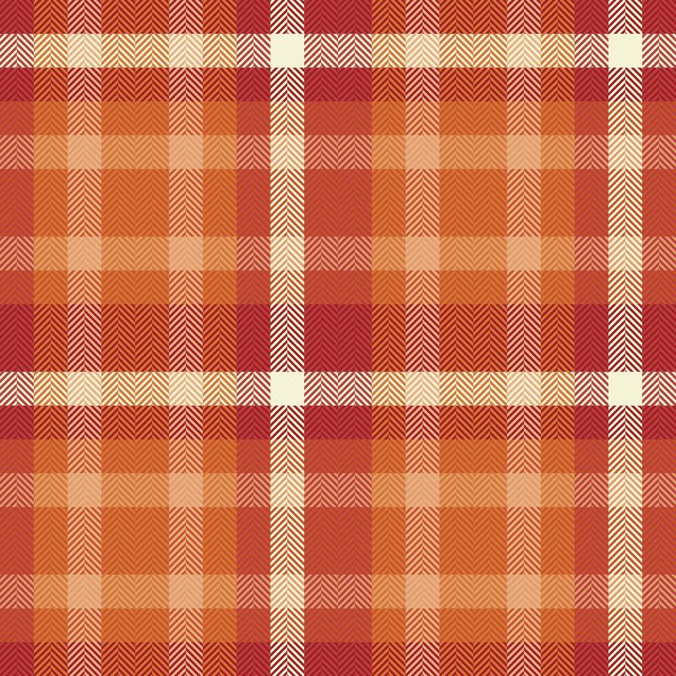 Warm autumnal herringbone plaid pattern. Perfect for fallthemed designs, textiles, or website backgrounds. vector