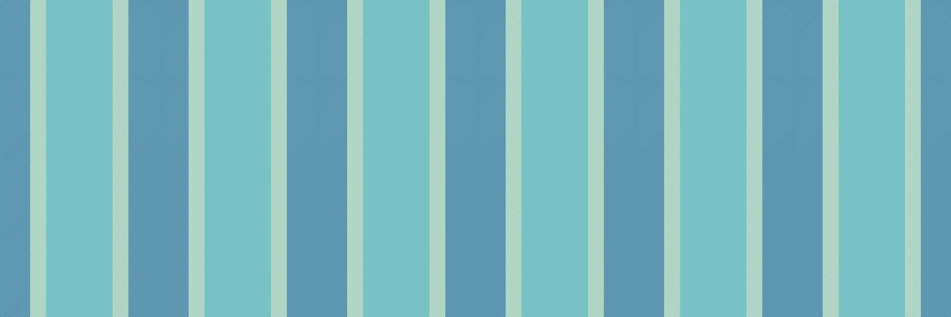 Surity vertical pattern textile, perfect lines background. Copular fabric stripe texture seamless in cyan and blue colors. vector
