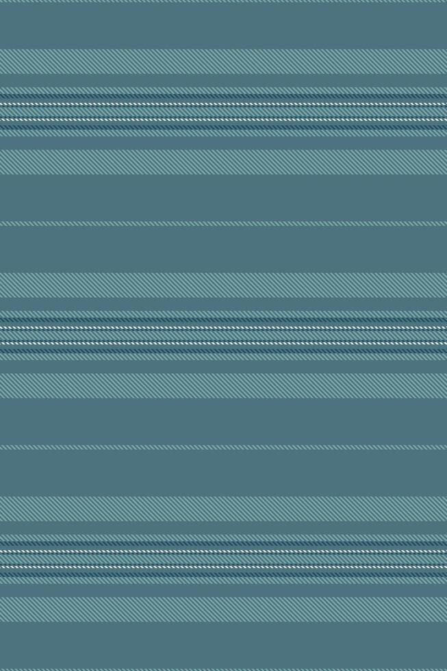 Serene teal striped pattern. Subtle texture and repeating design ideal for textile prints, website backgrounds, or packaging. Elegant, minimalist aesthetic evokes calm and sophistication. vector