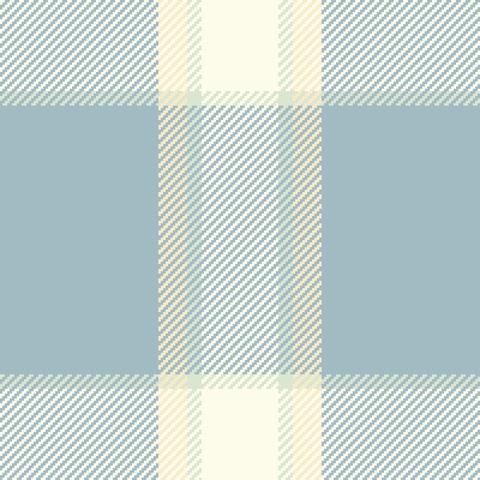 Classic tartan plaid pattern in soft blue and cream tones. Perfect for textile designs, backgrounds, or adding a touch of traditional elegance. Versatile stylish. vector