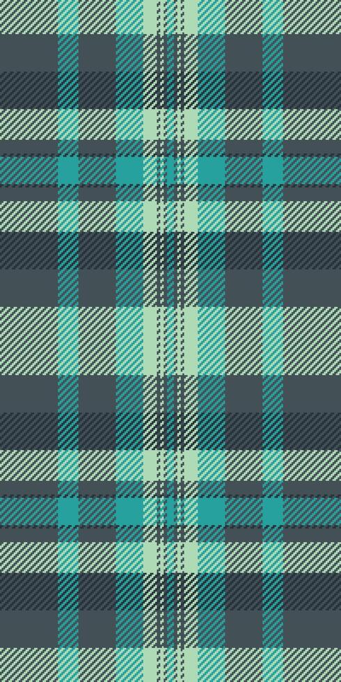 Tweed check plaid seamless, chinese new year tartan texture. Collection fabric background textile pattern in pastel and green colors. vector