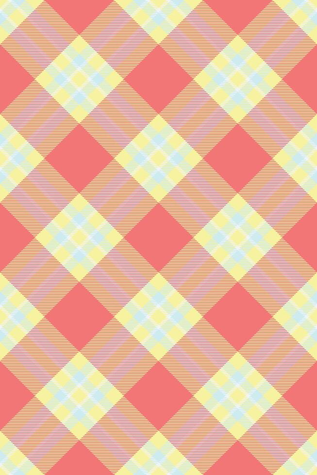 Silky seamless fabric texture, diwali background pattern. Stage textile plaid check tartan in red and lime colors. vector
