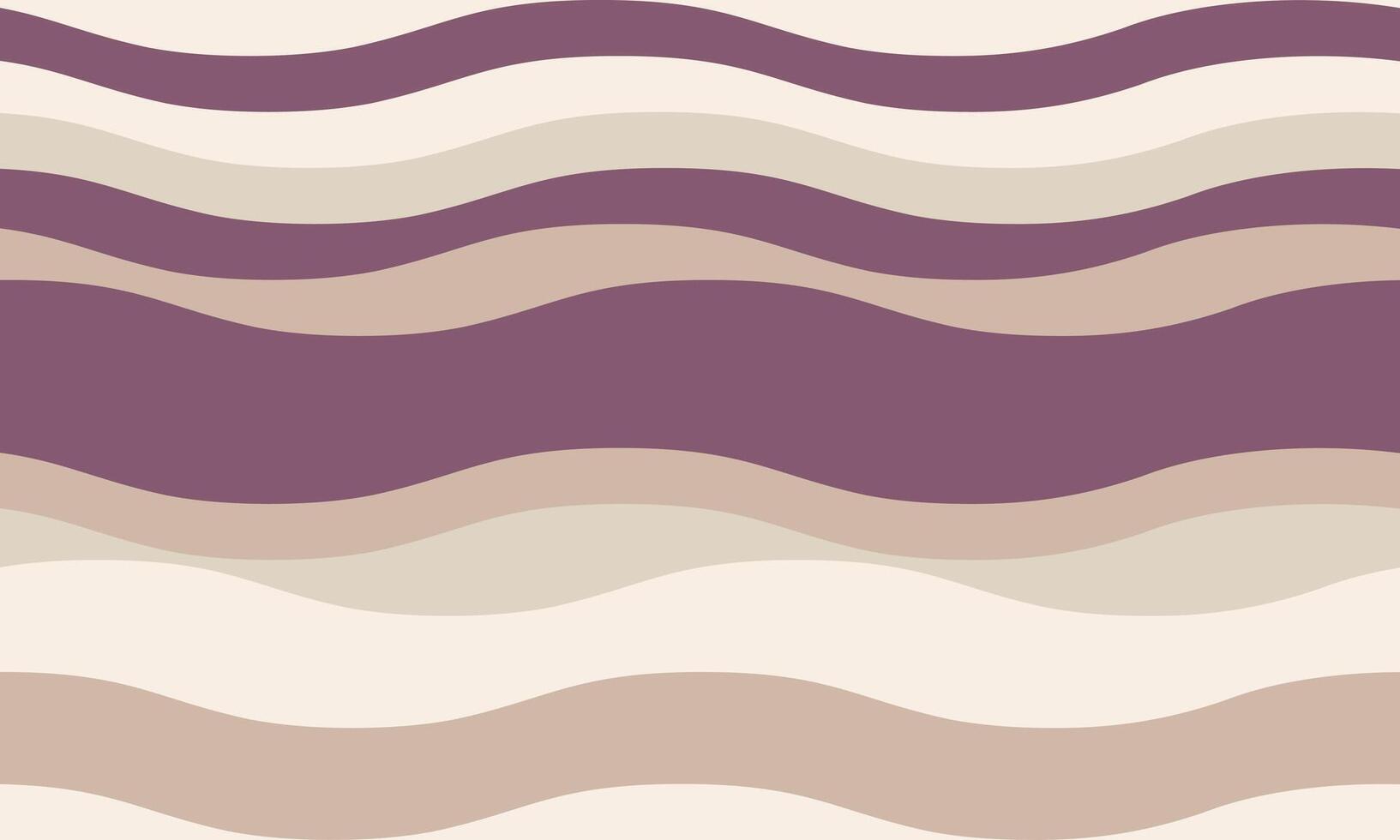 Serene abstract wave pattern in calming earth tones. Perfect for backgrounds, websites, textiles, and branding. The flowing lines evoke peace and tranquility, representing fluidity and movement. vector