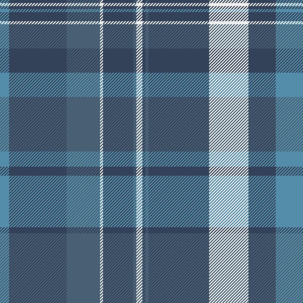 Sophisticated blue and white plaid pattern. Ideal for textile design, apparel, website backgrounds, or branding projects. The subtle color palette offers a calming yet stylish aesthetic. vector