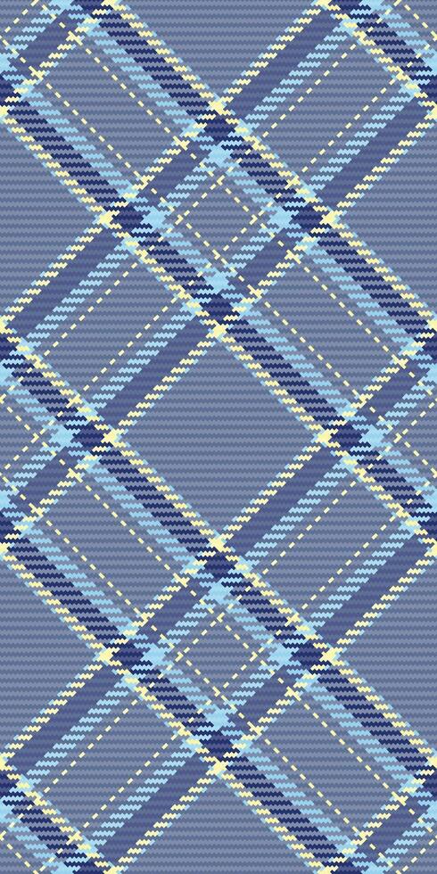 Everyday fabric background , proud texture pattern seamless. Chequered tartan plaid textile check in blue and pastel colors. vector