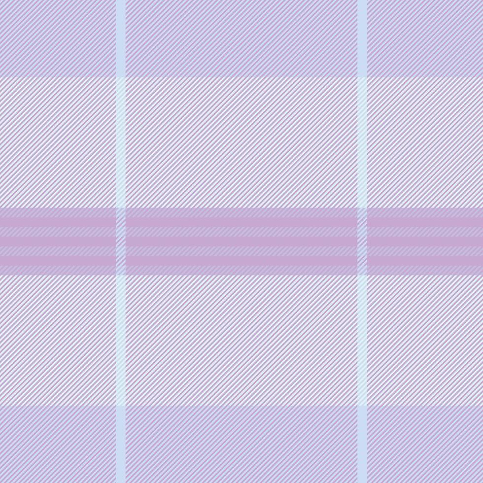 Soft pastel purple and lilac plaid pattern. Perfect for textile design, fashion, scrapbooking, or website backgrounds. This subtle, elegant texture evokes feelings of serenity and calm. vector