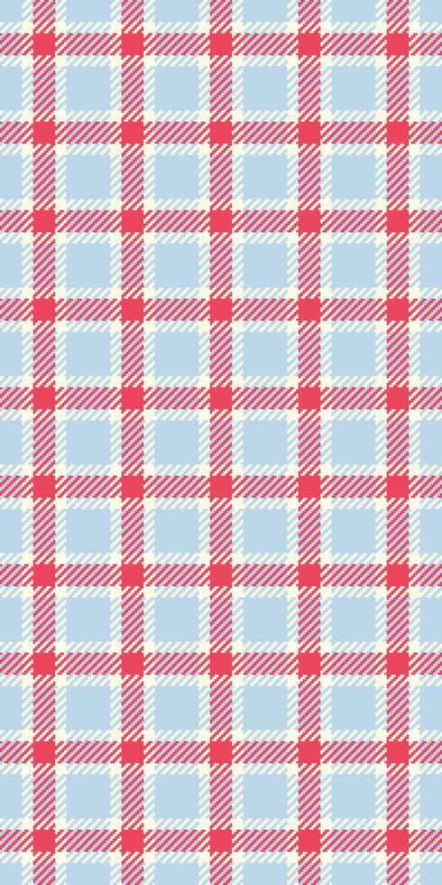 Classic pastel plaid pattern in pink and light blue. Perfect for textile design, backgrounds, or website themes. This repeating texture offers a versatile, fresh, and cheerful aesthetic. vector