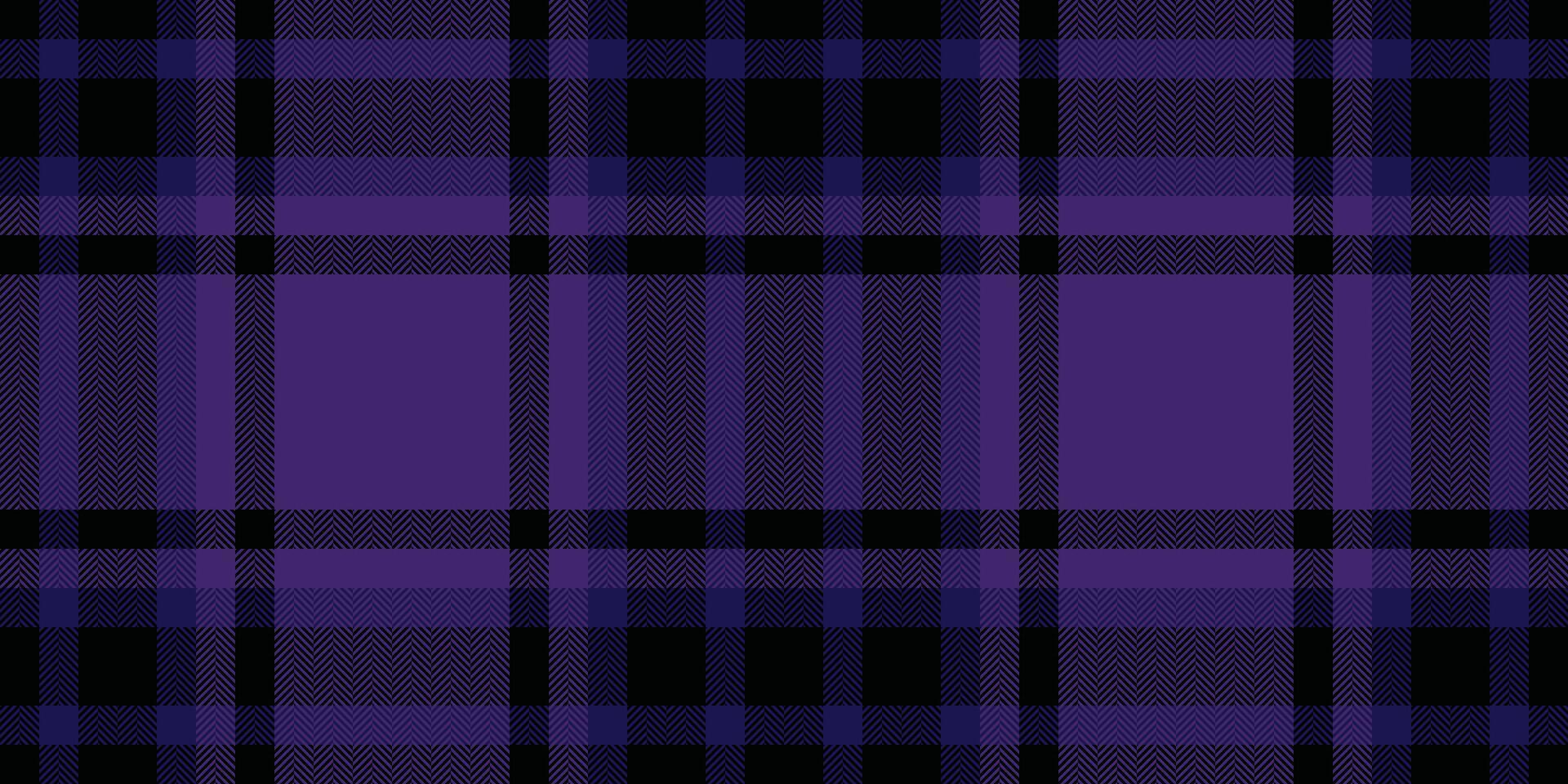 Intricate dark purple and black plaid pattern. Perfect for textile design, website backgrounds, or creating a moody, sophisticated atmosphere. vector