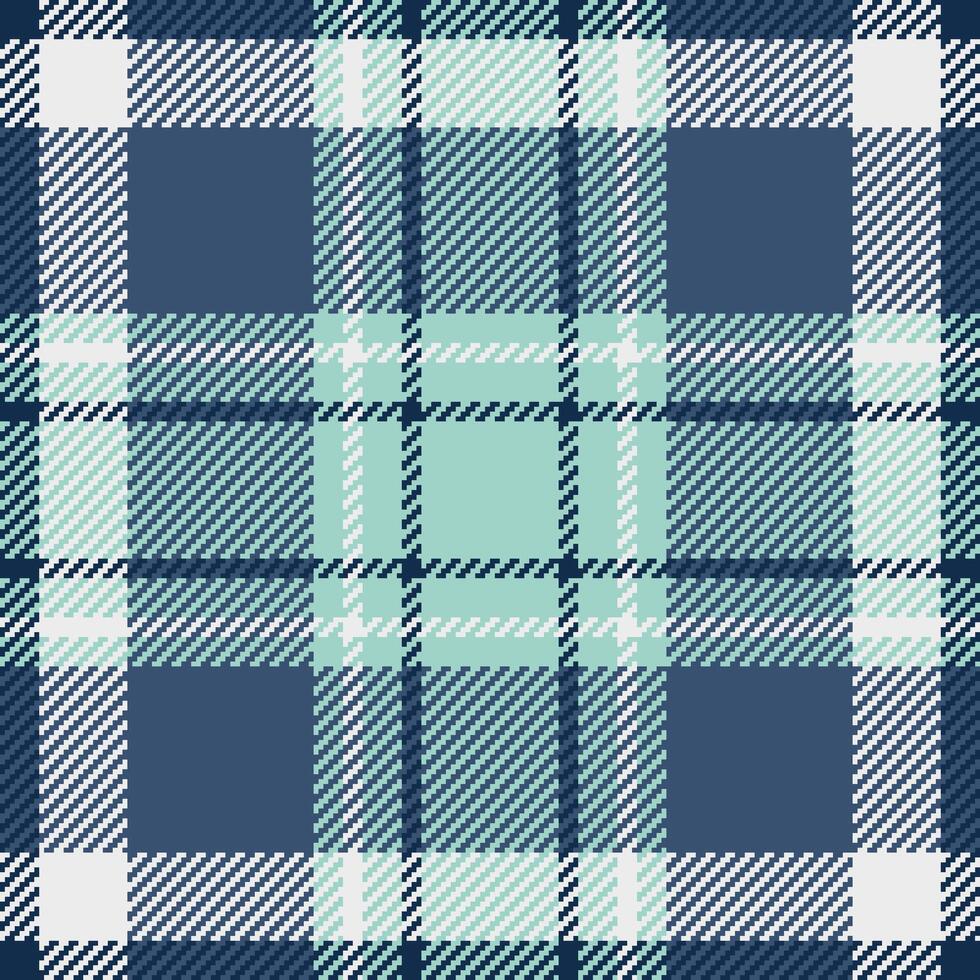 Seamless teal and navy plaid pattern. Perfect for textile design, apparel, or website backgrounds. Classic yet modern, this versatile design evokes feelings of comfort and style. vector